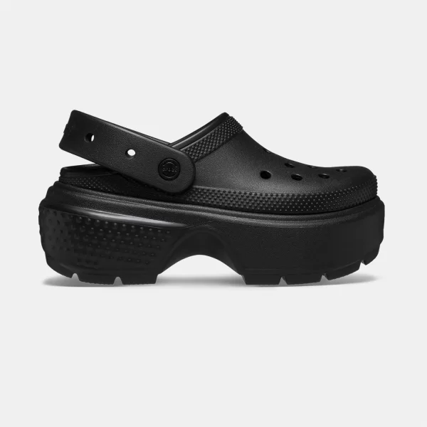 CROCS STOMP CLOG ΜΑΥΡΟ