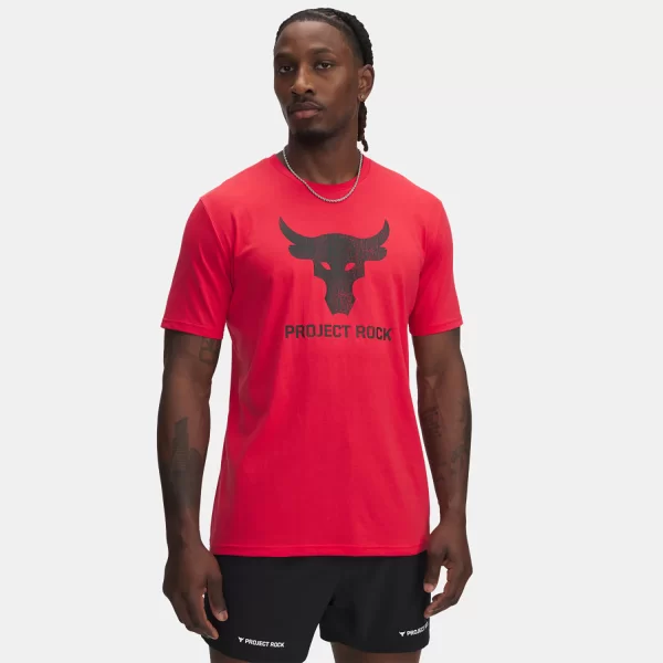 UNDER ARMOUR PROJECT ROCK PAYOFF GRAPHIC T-SHIRT ΚΟΚΚΙΝΟ