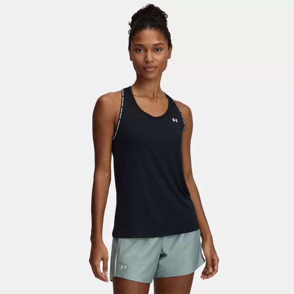 UNDER ARMOUR TECH KNOCKOUT TANK TOP ΜΑΥΡΟ