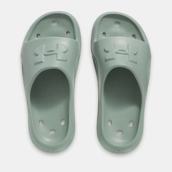 UNDER ARMOUR WOMEN'S LOCKER V SLIDES ΠΡΑΣΙΝΟ