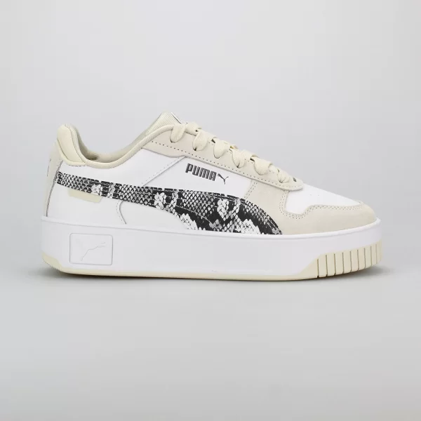 PUMA CARINA STREET SNAKE CHIC ΑΣΠΡΟ