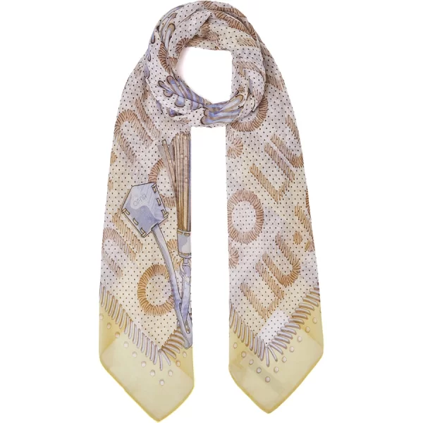 LIU JO μπεζ φουλάρι 2A6037