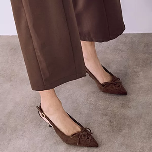 Γόβες slingback με δέσιμο SQ7741.A346+2