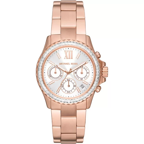 MICHAEL KORS Everest Chronograph - MK7213, Rose Gold case with Stainless Steel Bracelet