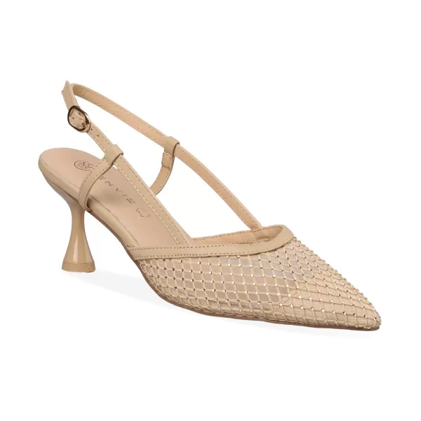 Envie Shoes Γυναικείες Παπούτσια Γόβες slingback E84-21243-36 Μπέζ