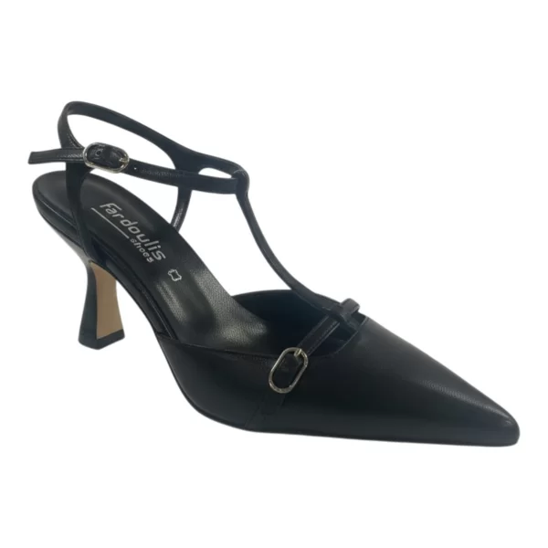 Fardoulis Shoes Γυναικεία Παπούτσια Γόβες 738-140 Μαύρο Δέρμα