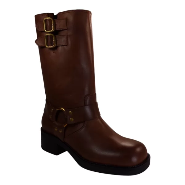 Commanchero Γυναικεία Παπούτσια Μπότα COW BOY 51208-726 Ταμπά Δέρμα