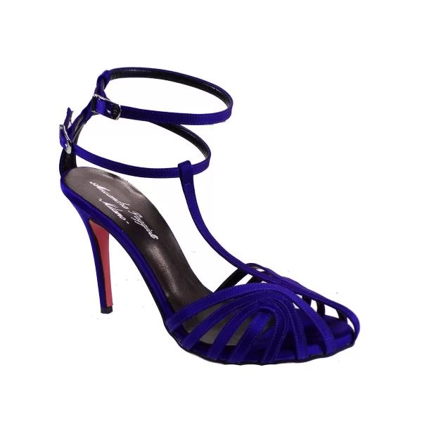 Alessandra Paggioti Γυναικεία Πέδιλα 50050 Μώβ Σατέν