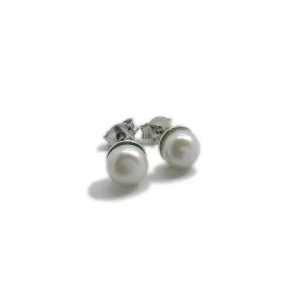 Σκουλαρίκια με Φυσικά Μαργαριτάρια μικρά MA107