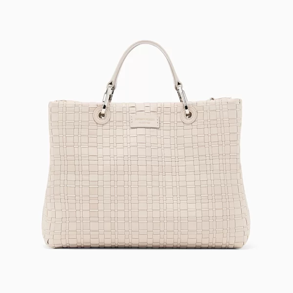 EMPORIO ARMANI SHOPPING BAG EW000360AF23436-U6076 Ecru
