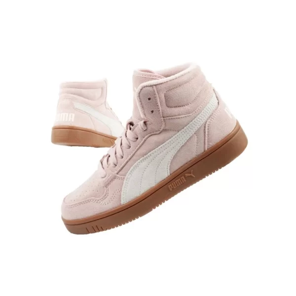 Puma RebL Mid women's sports shoes powder pink ankle boots for winter