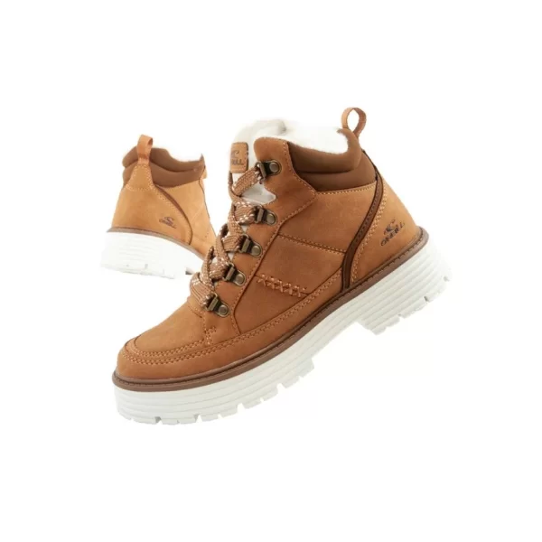 O'neill winter boots women's hiking boots ankle boots insulated fashionable brown