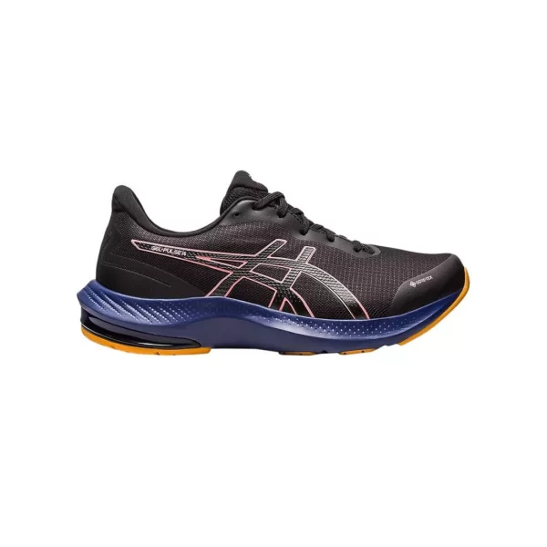 ASICS GelPulse 14 Gtx 1012B317-001 Γυναικεία Αθλητικά Παπούτσια Running Αδιάβροχα με Μεμβράνη Gore-Tex Black / Papaya