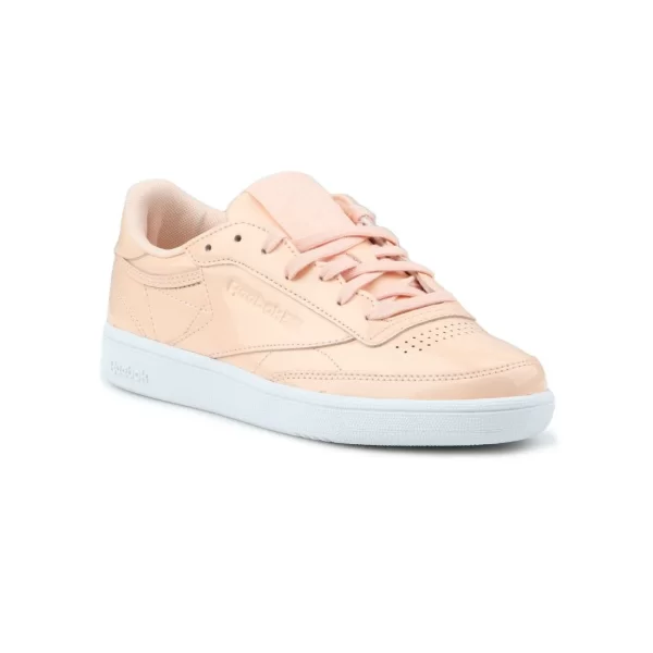 Reebok Club C 85 Patent Γυναικεία Sneakers Desert Dust / White BS9778