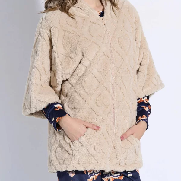 JEANNETTE ΣΑΚΑΚΙ ΦΕΡΜΟΥΑΡ ΦΛΙΣ ΚΑΡΔΙΕΣ J8171-ΜΠΕΖ Biege