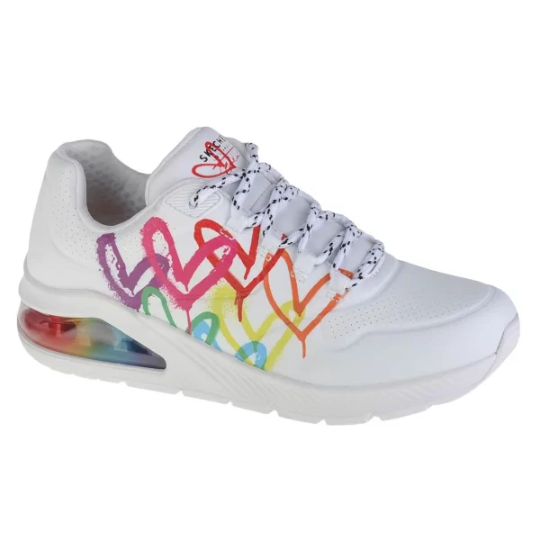 Skechers Uno 2 Γυναικεία Sneakers Λευκά 155521-WHT