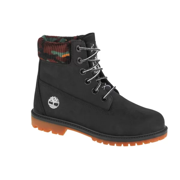 Timberland Heritage Δερμάτινα Γυναικεία Αρβυλάκια Μαύρα A2M7T