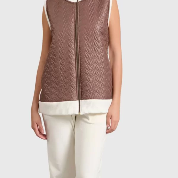 JEANNETTE ΤΖΑΚΕΤ ΚΑΠΙΤΟΝΕ ΠΛΕΚΤΟ 7987-ΜΠΕΖ Biege