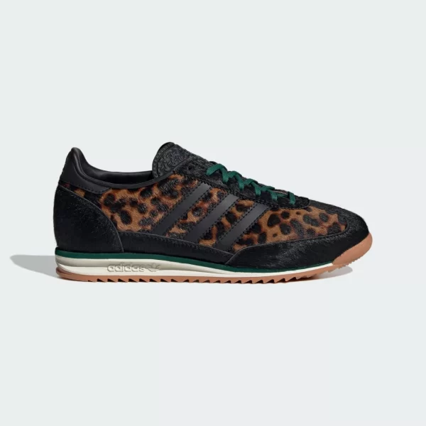 adidas SL 72 OG Leopard Print Collegiate Green Women's JI0187 MBS