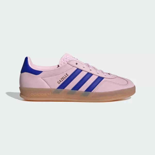 adidas Gazelle Indoor Clear Pink Lucid Blue Women's JI1371 MBS