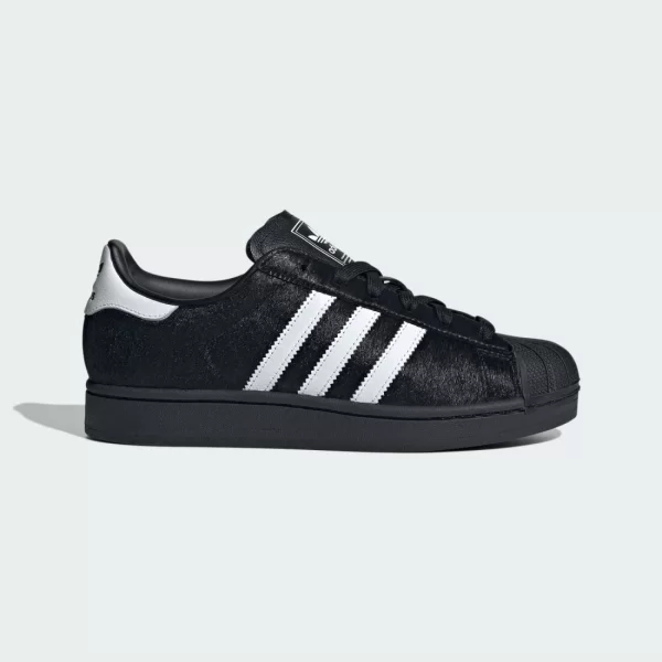 adidas Superstar II Black Ponyhair Women's JH9475 MBS