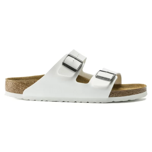 Birkenstock Arizona Birko-Flor Γυναικεία Σανδάλια σε Λευκό Χρώμα 0552683