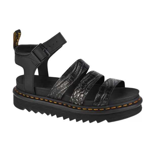 Dr. Martens Blaire Γυναικεία Σανδάλια με Λουράκι Flatforms σε Μαύρο Χρώμα 27305029