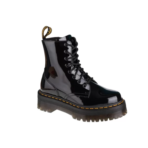 Dr. Martens Jadon Γυναικεία Μποτάκια από Λουστρίνι Μαύρα 26646001