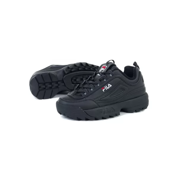 Fila Disruptor Low Γυναικεία Chunky Sneakers Μαύρα 1010302-12V