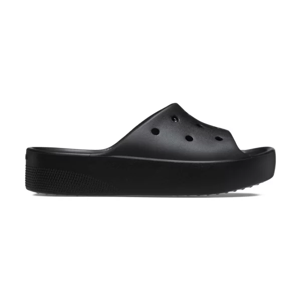 Crocs Slides με Πλατφόρμα σε Μαύρο Χρώμα 208180-001