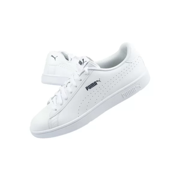 Puma Smash V2 L Perf Γυναικεία Sneakers Λευκά 365213-02