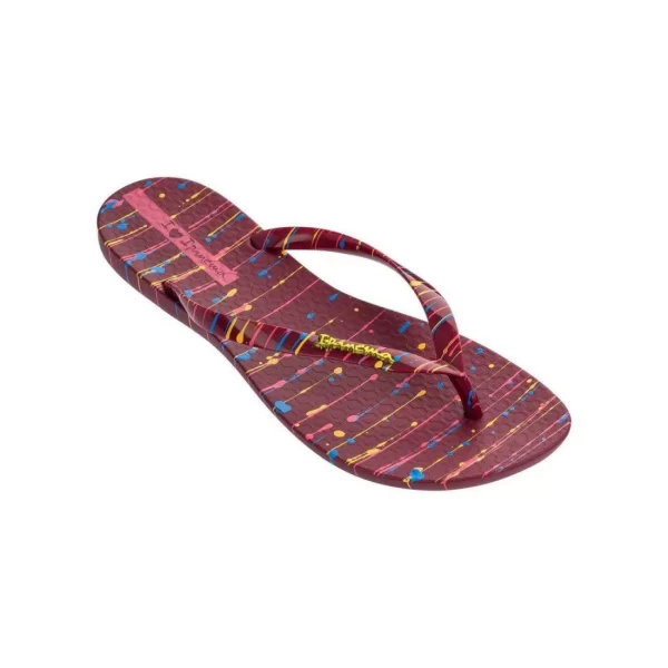 Ipanema Wave Art Σαγιονάρες σε Μπορντό Χρώμα 26287-20868 780-19319/RED