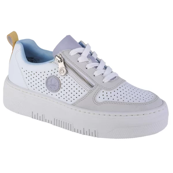 Rieker Γυναικεία Sneakers Λευκά M1905-80