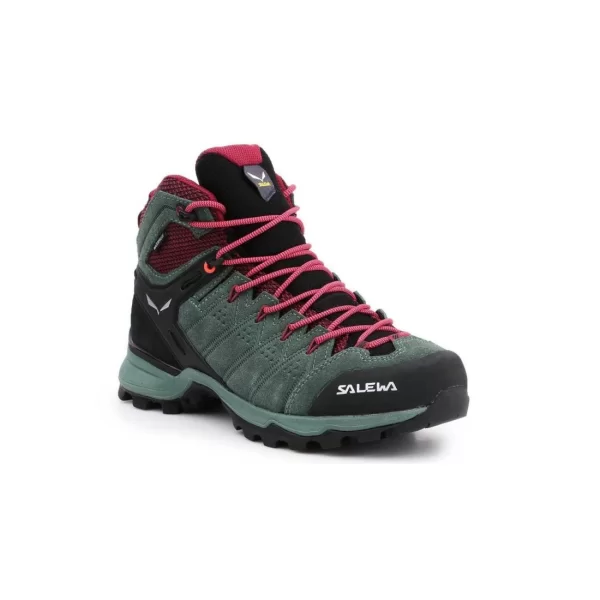 Salewa Alp Mate Mid 61385-5085 Γυναικεία Ορειβατικά Μποτάκια Αδιάβροχα Πράσινα