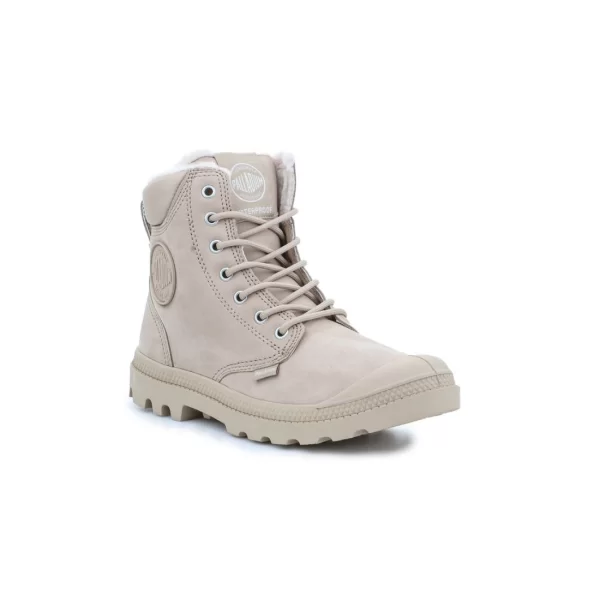 Palladium Pampa Δερμάτινα Μπεζ Ανδρικά Αρβυλάκια 72992-271