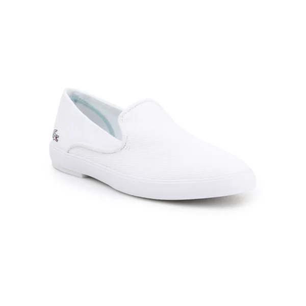 Lacoste Cherre Πάνινα Γυναικεία Slip-On Λευκά 31CAW0106001