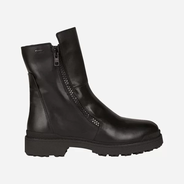 GEOX D NEVEGAL ABX E - SMO.LEA D26UPE00043C9999-C9999 Black