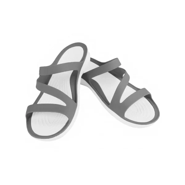 Crocs Swiftwater Sandal W Σαγιονάρες σε Γκρι Χρώμα 203998-06X
