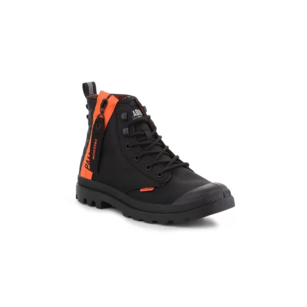 Palladium Pampa Unlocked Μαύρα Ανδρικά Μποτάκια 77239-010-M