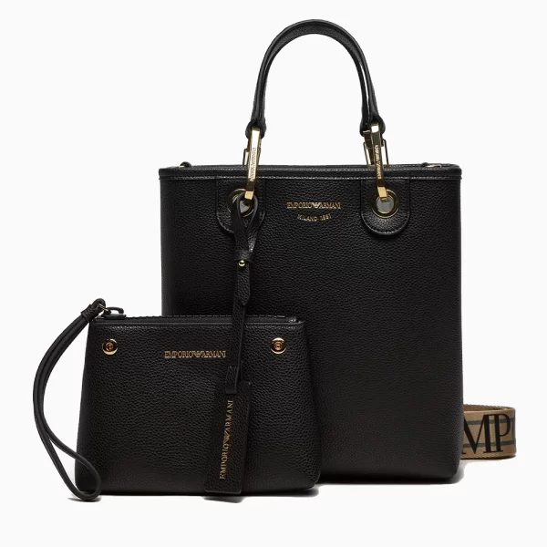 EMPORIO ARMANI SHOPPING BAG EW000362AF12103-MC032 Black