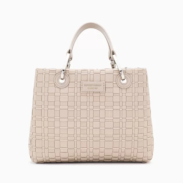 EMPORIO ARMANI SHOPPING BAG EW000361AF23436-U6076 Ecru