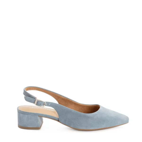 Γυναικείες γόβες Tamaris 1-29500-42 880 μπλε δέρμα καστόρ