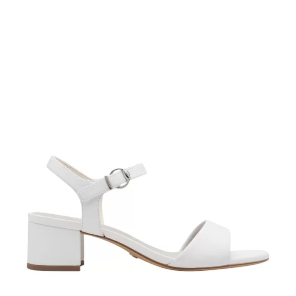 Γυναικεία πέδιλα Tamaris 1-28250-42 100 λευκό δέρμα