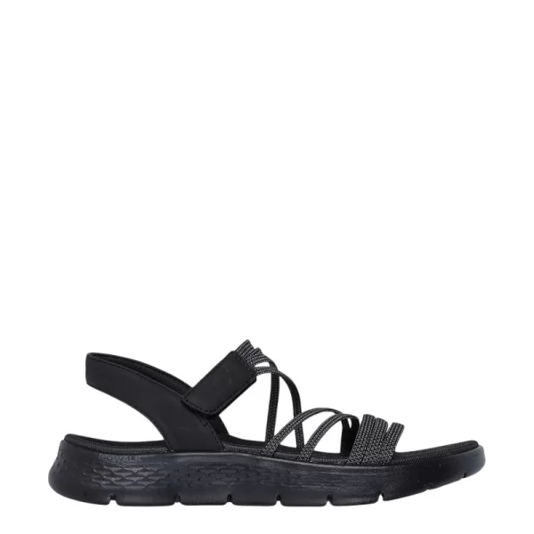 Γυναικεία πέδιλα SKECHERS 141473/BKGY GOWALK FLEX SANDAL-EMMA BLACK/GREY μαύρο
