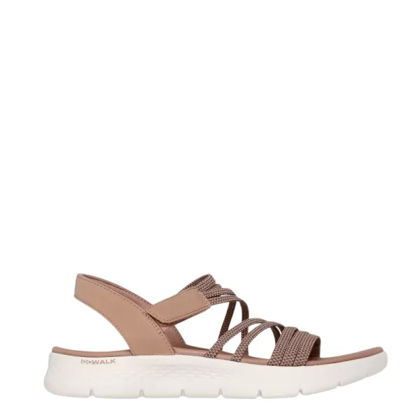 Γυναικεία πέδιλα SKECHERS 141473/TAN GOWALK FLEX SANDAL-EMMA TAN μπεζ