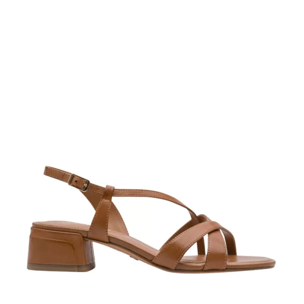 Γυναικεία πέδιλα Tamaris 1-28253-44 305 ταμπά δέρμα