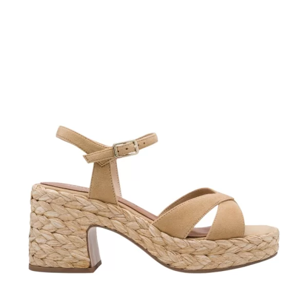 Γυναικεία πέδιλα Tamaris 1-28313-46 436 μπεζ δέρμα καστόρ