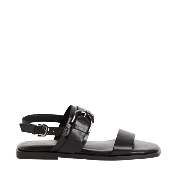 Γυναικεία πέδιλα Tamaris 1-28105-46-001 μαύρο δέρμα