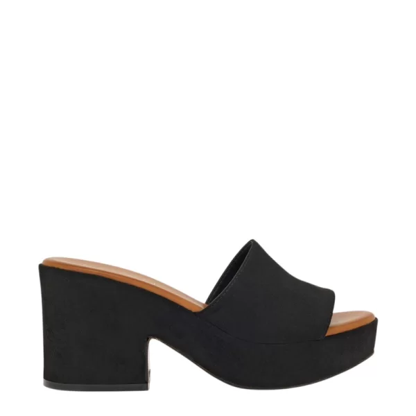 Γυναικεία mules Seven 881-85L BLACK W485L8814004 μαύρο