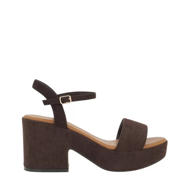 Γυναικεία πέδιλα Seven 882-85L BROWN W485L8824504 καφέ